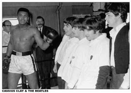 Cassius Clay with the Beatles