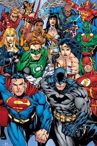 DC Comics  superman, batman, wonder woman