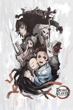 Demon Slayer Kimetsu No Yaiba Manga Anime Series Poster