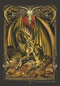 Dragon Slayer Fabric Poster Flag     