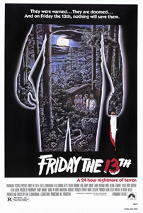 Friday the 13th Fabric Poster Flag    