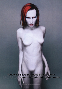 Marilyn Manson Fabric Poster Flag   HFL1204