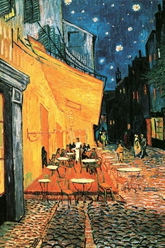 Van Gogh Cafe At Night Poster of Vincent Van Gogh's Painting 1888 