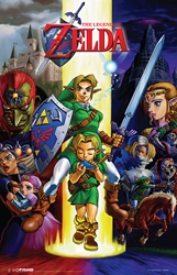 Zelda Ocarina (11x17) 