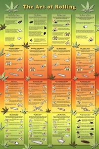 Art of Rolling weed, pot, reefer, marijuana, cannabis