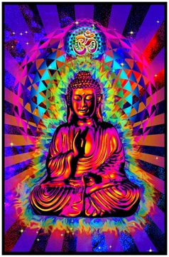 Cosmic Buddha Blacklight
