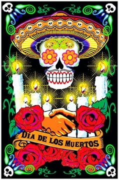 Day of the Dead Blacklight