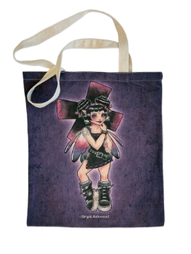 Goth Girl Tote Bag Brigid Ashwood Eco-Friendly, Tote Bag, Goth Girl, Anime, Brigid Ashwood, illustrations, mythology 