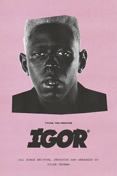 Tyler TC Igor Album Cover Rap Hip-Hop Music Poster  rap, hip hop