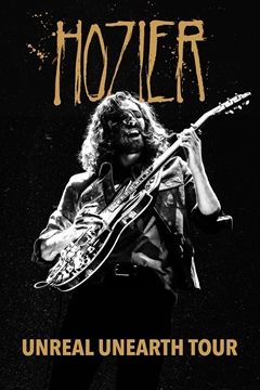 Hozier Unreal Unearth Tour Folk Soul Blues Music Poster Black & White 