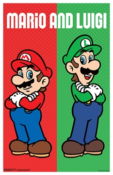 Mario & Luigi (11x17) 