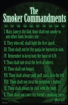 The Smoker Commandments (11x17)